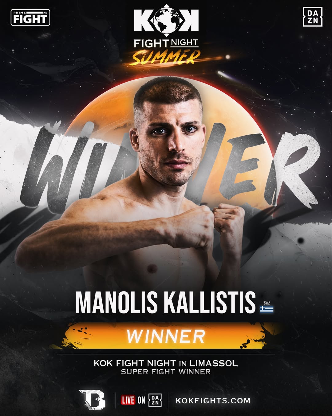 Manolis Kallistis — KOK Fight Night Summer winner