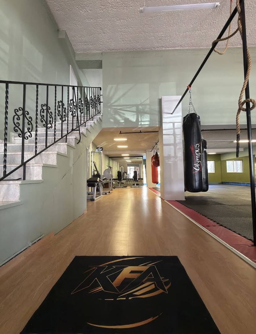 Inside Kallistis Fight Academy — entrance and training floor