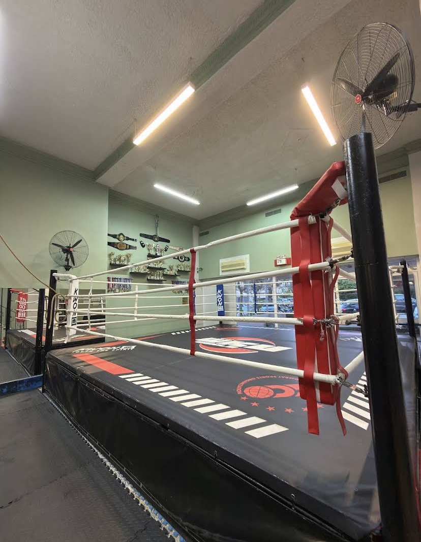 Inside Kallistis Fight Academy — competition ring
